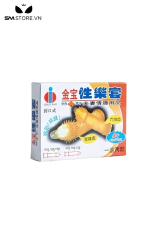 SMT1425 - Bao cao su có gai kích thích tăng khoái cảm không mùi