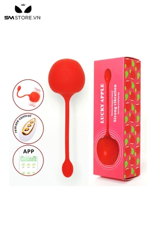SMT1727 - Trứng rung ngụy trang quả táo điều khiển xa dài 12.5cm
