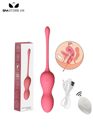 SMT2000 - Bóng tập Kegel se khít âm đạo có 10 chế độ rung dài 21cm