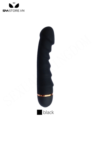 SMT1687 - Dương vật giả mini silicon có 20 tần số rung dài 16.3cm