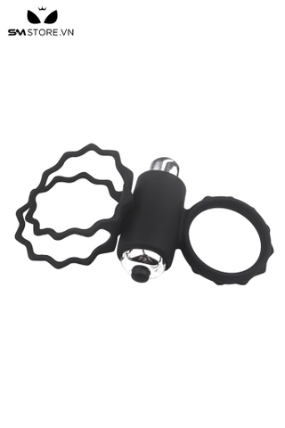 SMT2598 - Vòng rung silicon đôi đeo dương vật dài 3 và 4.5cm