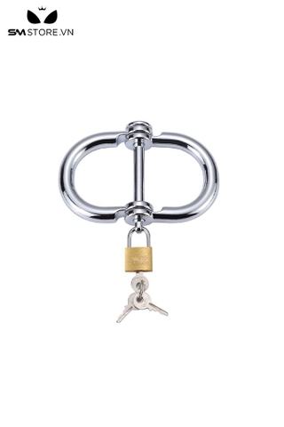 SMT269 - Còng tay tình yêu kim loại khóa chữ D đường kính 4.1 mm