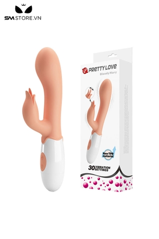 SMT2536 - Máy rung Pretty Love có lưỡi liếm và 30 tần số dài 192mm