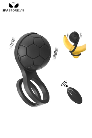 SMT2709 - Vòng đeo dương vật silicon hình quả bóng điều khiển từ xa