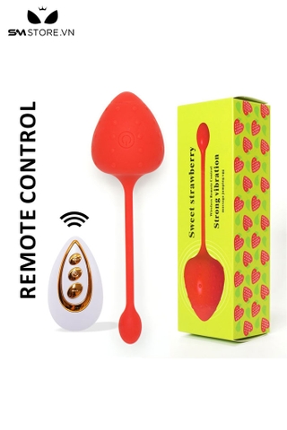 SMT1723 - Trứng rung ngụy trang quả dâu tây có gai dài 13.5cm