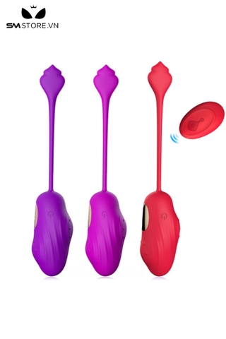 SMT2256 - Trứng rung silicon mini điều khiển từ xa dài 19cm có 12 chế độ