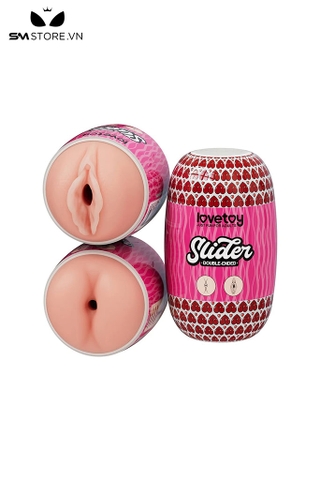 SMT1941 - Cốc thủ dâm mini 2 đầu Lovetoy chất liệu silicon mềm dẻo
