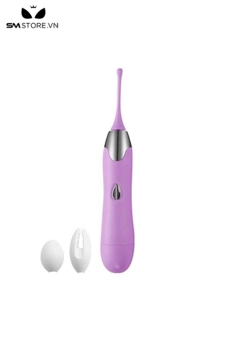 SMT502 - Đồ chơi âm đạo bút rung điểm G 3 phần đầu rung dài 19cm