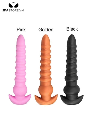 SMT2869 - Đồ chơi hậu môn anal long silicon mềm có 3 kích thước
