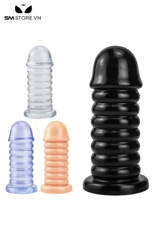 SMT2927 - Butt plug anal huge silicon có 8 tầng siêu to dài 16.5cm