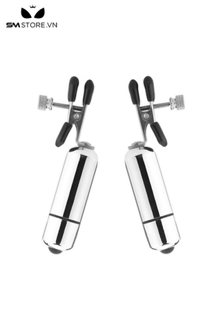 SMT1172 - Kẹp ti và âm đạo có 10 chế độ rung kim loại dài 9.3cm