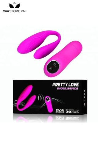 SMT1704 - Trứng rung silicon 30 tần số 2 đầu Pretty Love dài 95mm