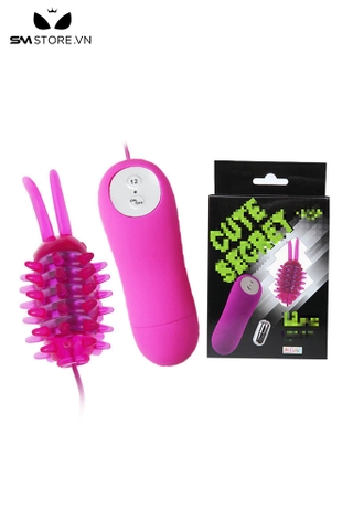 SMT2547 - Trứng rung cực mạnh có 12 chế độ và có gai dài 65mm