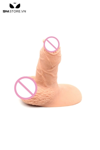 SMT2877 - Dương vật giả khủng lồ đường kính 4cm có đế gắn tường