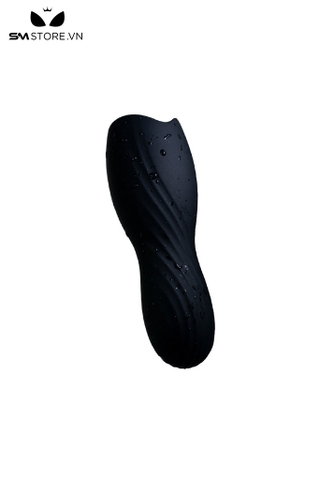 SMT601 - Cốc thủ dâm silicon rung nhiều chế độ dài 1398mm màu đen