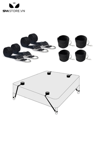 SMT1193 - Combo cố định tư thế trói giường có còng tay và còng chân