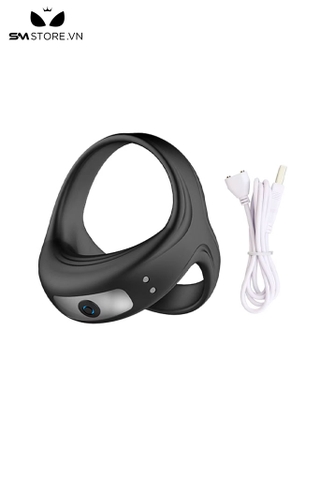SMT640 - Vòng rung tình yêu đeo gốc dương vật có 10 chế độ sạc điện