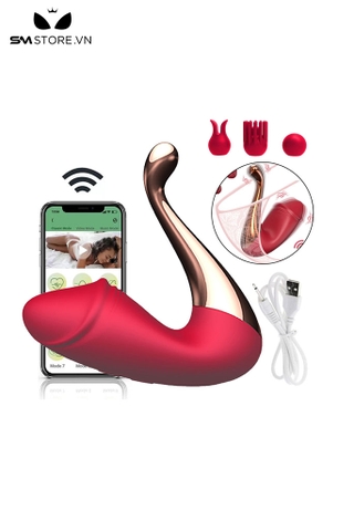 SMT2002 - Máy rung đầu dương vật có thanh kích thích điểm G