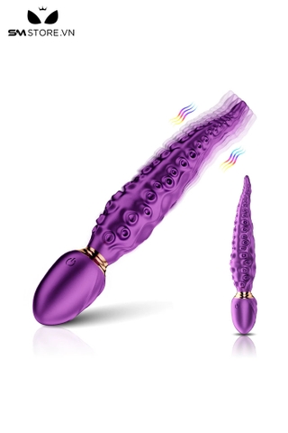 SMT1469 - Chày rung ngụy trang con bạch tuộc tím có 7 chế độ