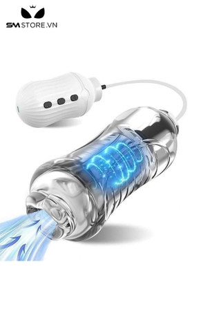 SMT1792 - Máy thủ dâm bú cu tự động trong suốt rung 7 tần số