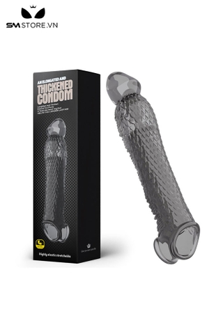 SMT2316 - Bao cao su đôn rên có quai đeo và rung dài 6cm
