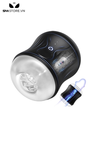 SMT2426 - Cốc thủ dâm silicon 2 đầu mini tự động có 10 chế độ rung