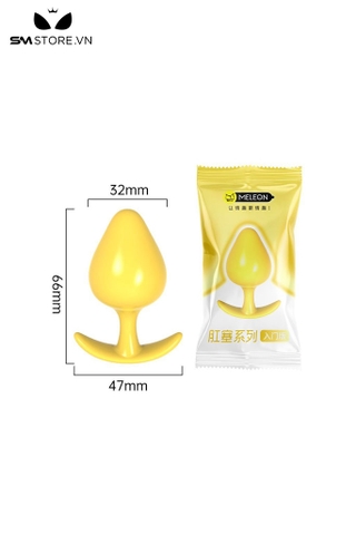 SMT1431 - Đồ chơi hậu môn chất liệu nhựa phích hình thoi dài 66mm