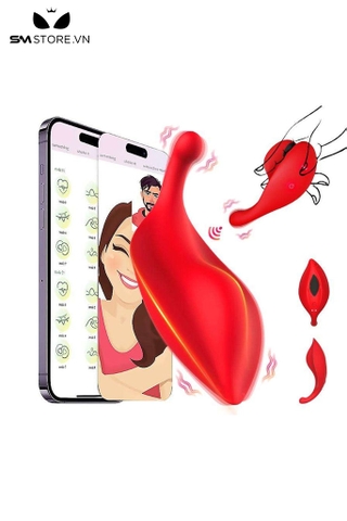 SMT1762 - Quần lót silicon có 10 tần số rung điều khiển từ xa