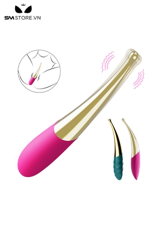 SMT2362 - Máy rung có 10 chế độ hình que cong silicon dài 15.6cm