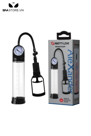 SMT1918 - Máy tập dương vật Pretty love bơm tay có đồng hồ