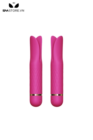 SMT2358 - Gậy rung silicon dài 135mm có 2 nhánh và 10 chế độ