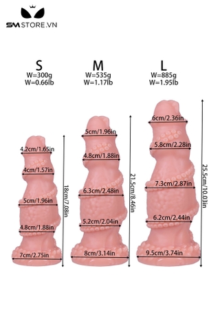 SMT2851 - Dương vật giả monster có xúc tu bạch tuộc chất liệu silicon