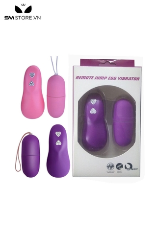 SMT2557 - Trứng rung mini silicon điều khiển từ xa dài 7.5cm