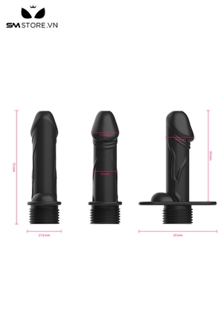 SMT2588 - Dụng cụ thụt rửa hậu môn đầu dương vật dài 72mm