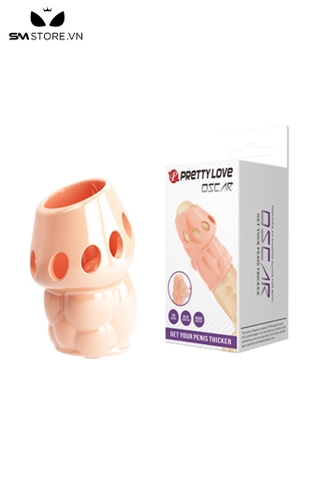 SMT2586 - Bao cao su đôn dên Pretty Love có lỗ dài 64mm