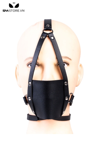 SMT1401 - Penis gag bịt miệng có dây vòng qua đầu với bóng silicon