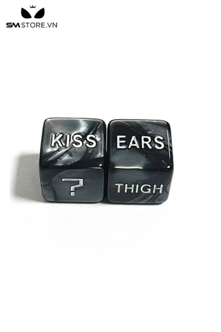 SMT725 - Đồ chơi SM sex dice xúc sắc tình yêu màu trắng chu vi 16mm