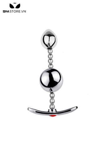 SMT2506 - Anal bead inox cao cấp không gỉ gồm chuỗi hạt có 3 size