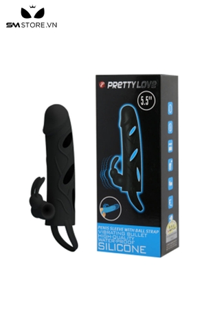 SMT2587 - Bao cao su đôn dên Pretty Love tai thỏ dài 14cm