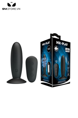 SMT333 - Butt plug rung cắm hậu môn không dây với phần phình ra ở thân