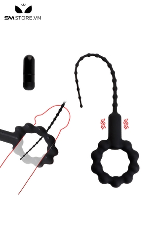 SMT2183 - Sounding que niệu đạo rung silicon mềm dẻo dài 26.5cm