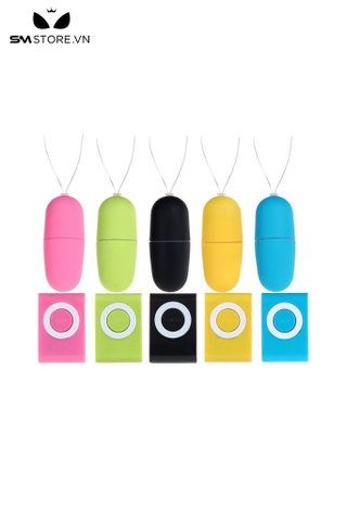 SMT1937 - Trứng rung mini nhựa không dây điều khiển từ xa dài 7.5cm