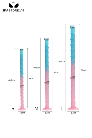 SMT2920 - Đồ chơi hậu môn siêu dài anal long đa kích thước