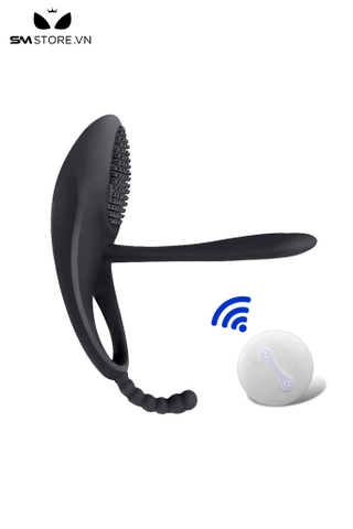 SMT786 - Máy rung hậu môn mix vòng rung đeo dương vật điều khiển xa