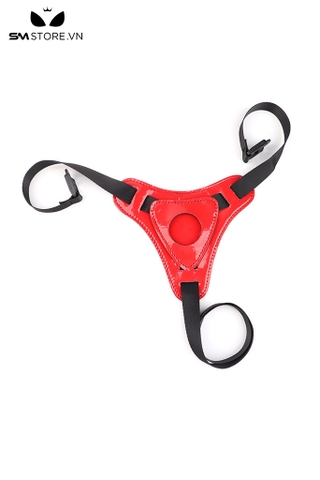 SMT1649 - Dây đai đeo dương vật chất liệu da bóng có thể chỉnh
