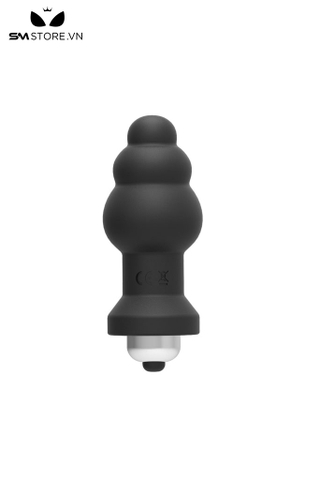 SMT2595 - Máy rung hậu môn có 3 tầng màu đen chất liệu silicon