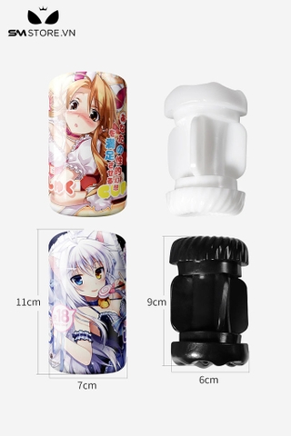 SMT2007 - Cốc thủ dâm anime bằng silicon mềm dẻo dài 11cm