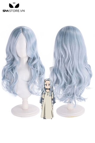 SMP154 - Tóc giả hóa trang anime xoăn lơi màu xanh biển dài 65cm