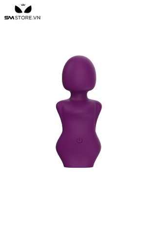 SMT2345 - Máy rung silicon hình người có 10 chế độ dài 11cm sạc điện