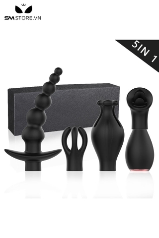 SMT2533 - Máy rung âm vật có lưỡi liếm kèm 5 đầu thay thế